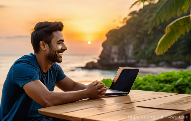 디지털 노마드가 되기 위한 필수 조건 - **Mobile Office & Global Connection:** A dynamic scene inside a modern, well-lit co-working space in... 디지털 노마드가 되기 위한 필수 조건 - **Mobile Office & Global Connection:** A dynamic scene inside a modern, well-lit co-working space in...